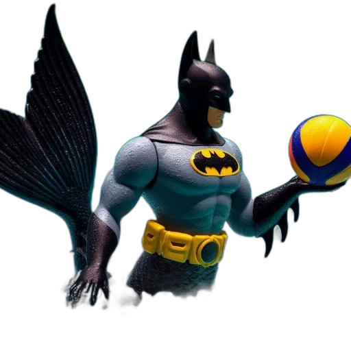 3d render, concept art, comic book art, fantasy art, batman, popular, superhero, depicted transparent PNG cut-out