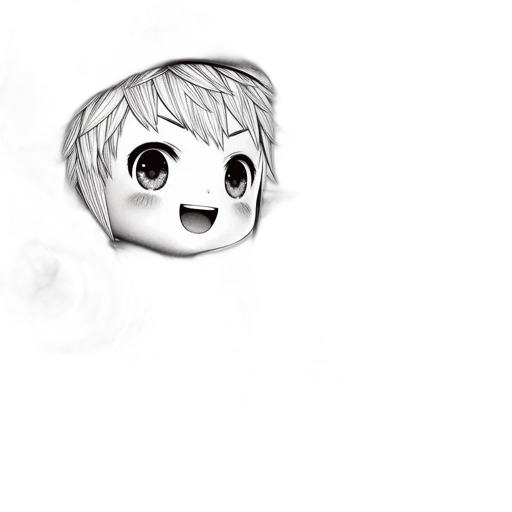 mask, face, creature, staff, cartoon, concept art, pencil sketch, anime transparent PNG cut-out