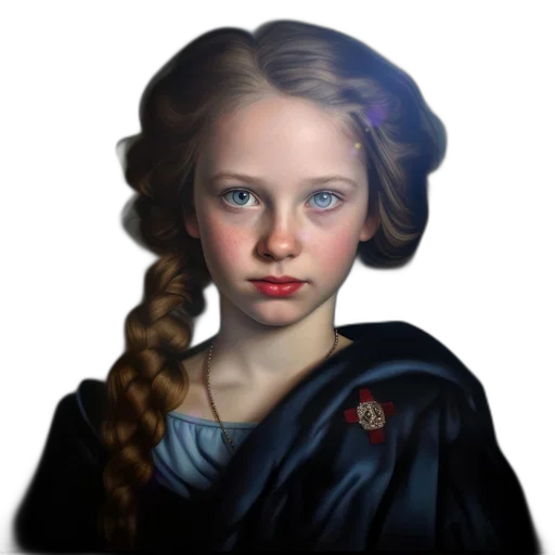face, crown, staff, dress, photorealistic, oil painting, pixel art, fantasy art transparent PNG cut-out