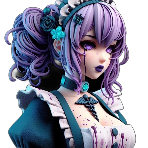 dress, jewelry, staff, crown, fantasy art, concept art, 3d render, photorealistic transparent PNG cut-out