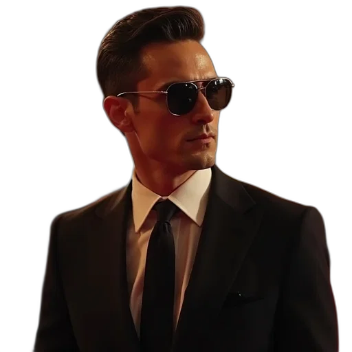 jacket, face, staff, concept art, 3d render, johnny, lernery, suit transparent PNG cut-out