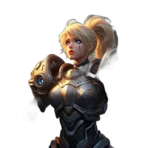 weapon, staff, robot, sword, fantasy art, concept art, 3d render, comic book art transparent PNG cut-out