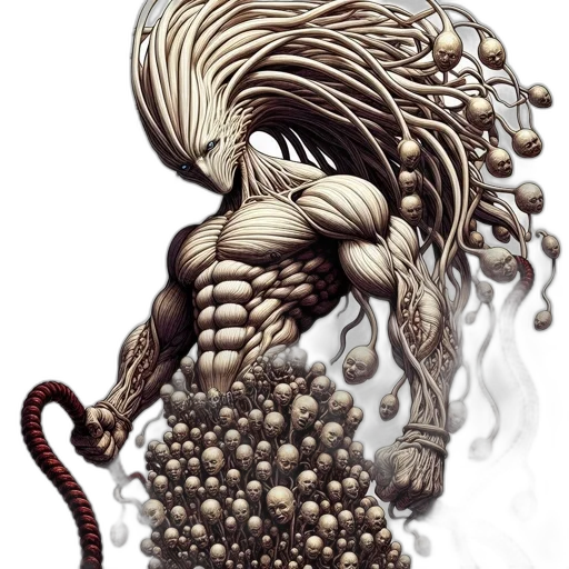 hair, creature, dragon, staff, concept art, fantasy art, comic book art, photorealistic transparent PNG cut-out
