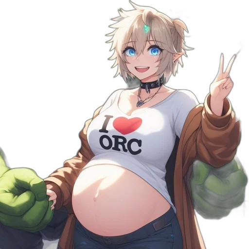 food, dress, pixel art, concept art, anime, cartoon, green, two transparent PNG cut-out