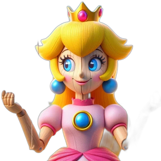crown, staff, dress, jewelry, 3d render, concept art, fantasy art, pixel art transparent PNG cut-out