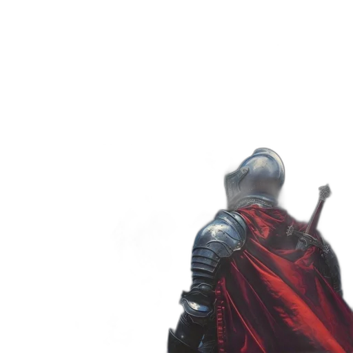 sword, robot, weapon, mask, concept art, fantasy art, comic book art, 3d render transparent PNG cut-out