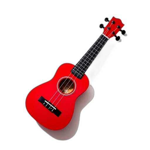 weapon, animal, 3d render, photorealistic, pixel art, concept art, red, ukulele transparent PNG cut-out