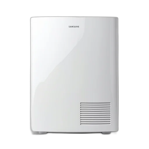robot, 3d render, back, panel, vents, white, samsung, air transparent PNG cut-out