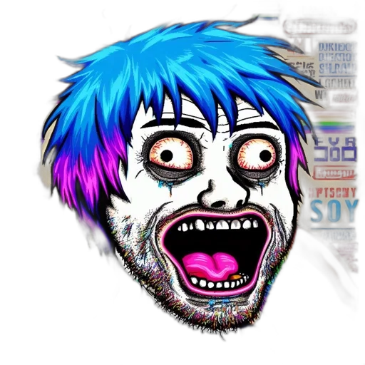 creature, face, mask, animal, cartoon, anime, concept art, pixel art transparent PNG cut-out