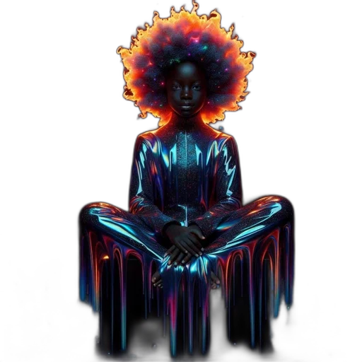 hair, crown, dress, jacket, concept art, fantasy art, pixel art, cyberpunk transparent PNG cut-out
