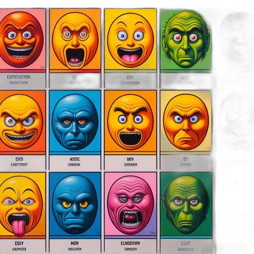 mask, face, concept art, comic book art, neon, colorful, array, uniquely transparent PNG cut-out