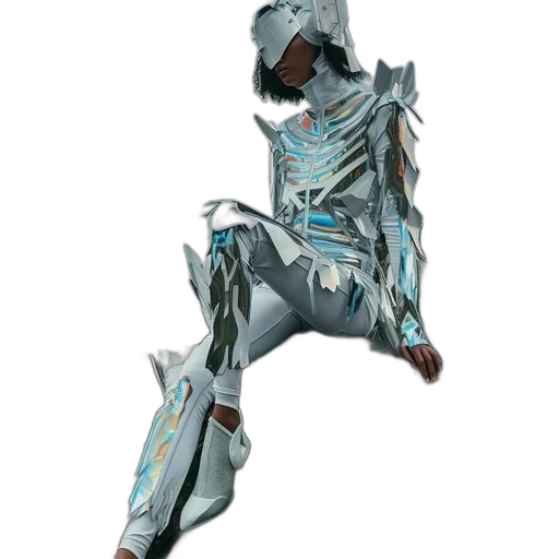 robot, weapon, sword, creature, concept art, 3d render, fantasy art, person transparent PNG cut-out