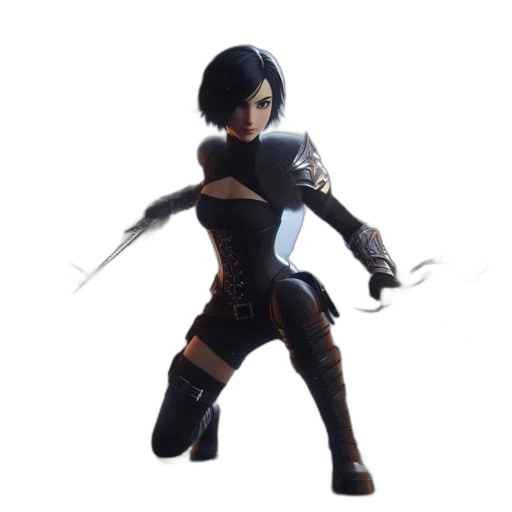 weapon, sword, staff, concept art, 3d render, fantasy art, comic book art, dark transparent PNG cut-out