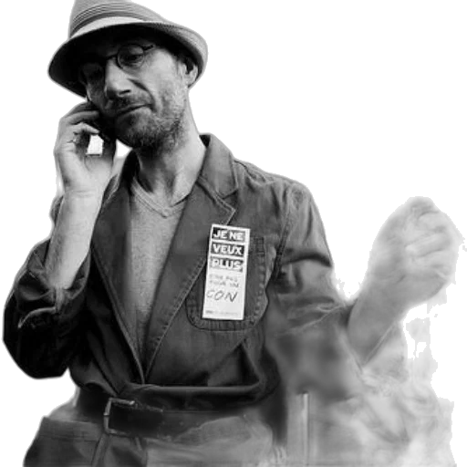 staff, hat, jacket, face, photorealistic, concept art, comic book art, fog transparent PNG cut-out