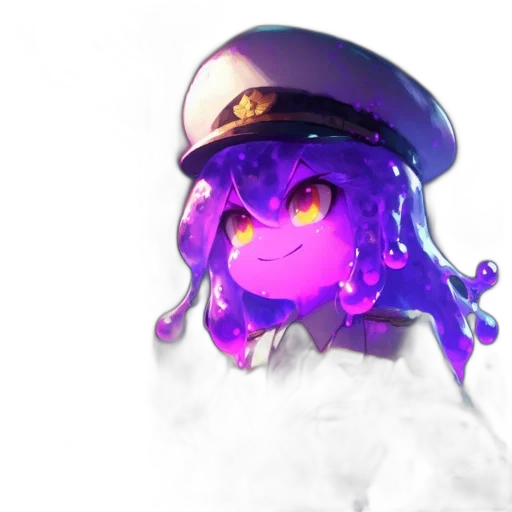 hat, creature, staff, weapon, concept art, 3d render, fantasy art, anime transparent PNG cut-out