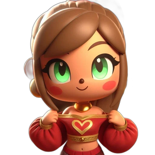 staff, crown, jewelry, 3d render, concept art, fantasy art, cartoon, animated transparent PNG cut-out