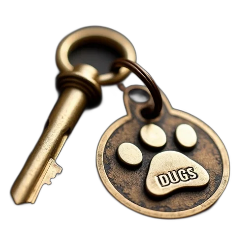 jewelry, dog, name, paw transparent PNG cut-out