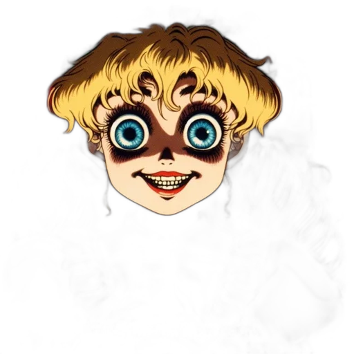 mask, face, creature, staff, cartoon, concept art, 3d render, anime transparent PNG cut-out