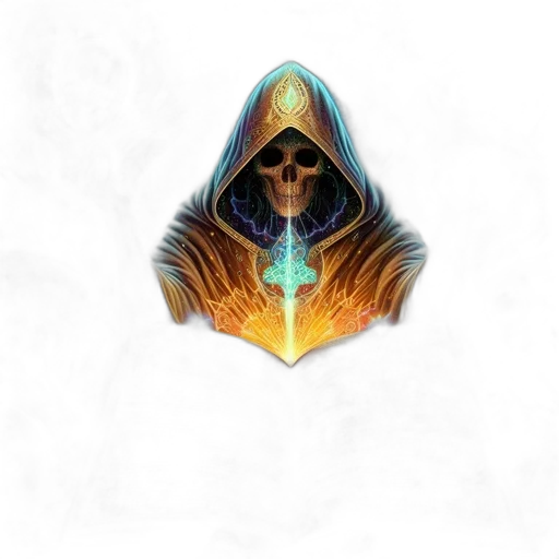mask, staff, sword, crown, concept art, fantasy art, pixel art, 3d render transparent PNG cut-out
