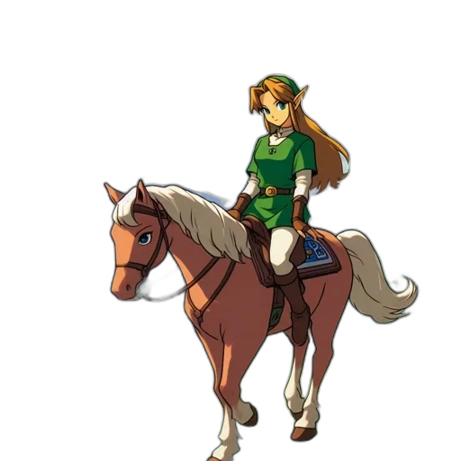 animal, weapon, sword, dress, pixel art, concept art, anime, fantasy art transparent PNG cut-out