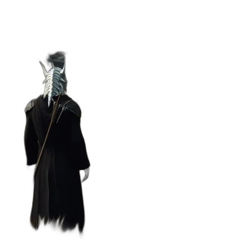 staff, sword, mask, creature, concept art, 3d render, fantasy art, pixel art transparent PNG cut-out
