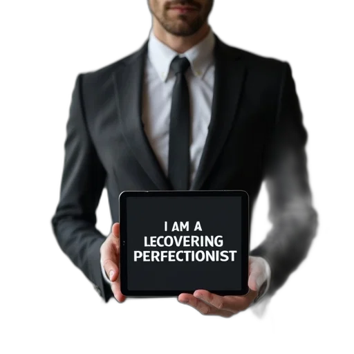 face, staff, robot, photorealistic, man, business, suit, holding transparent PNG cut-out