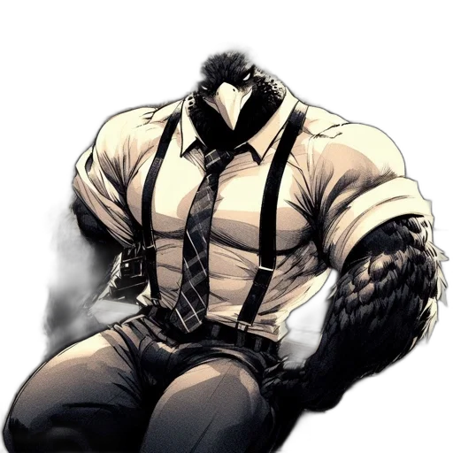 staff, animal, robot, mask, comic book art, concept art, cartoon, anime transparent PNG cut-out