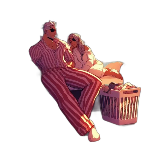furniture, shoes, crown, robot, concept art, vaporwave, pixel art, 3d render transparent PNG cut-out