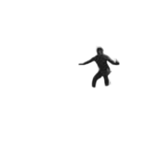 robot, creature, pixel art, surfer transparent PNG cut-out