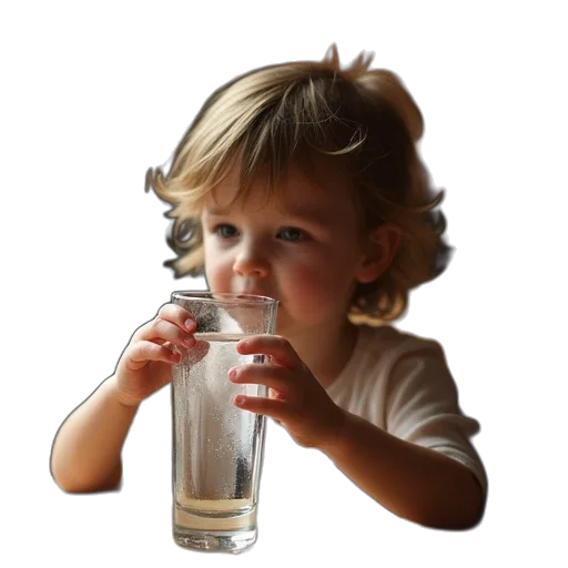 bottle, face, photorealistic, oil painting transparent PNG cut-out