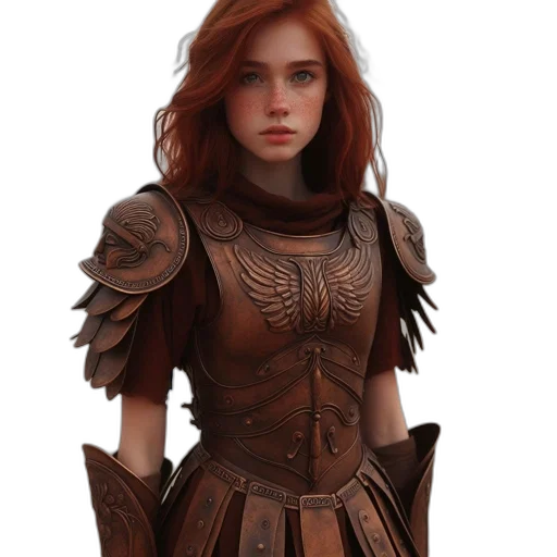 dress, jacket, sword, fantasy art, concept art, 3d render, photorealistic, earth tones transparent PNG cut-out