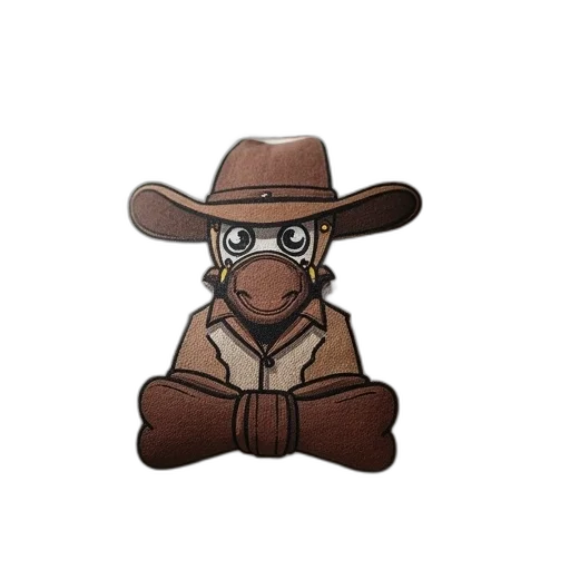 hat, animal, jacket, staff transparent PNG cut-out