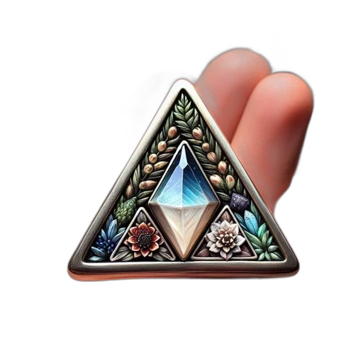jewelry, 3d render, outer space, detailed, nature-themed, central, gemstone, exhibit transparent PNG cut-out