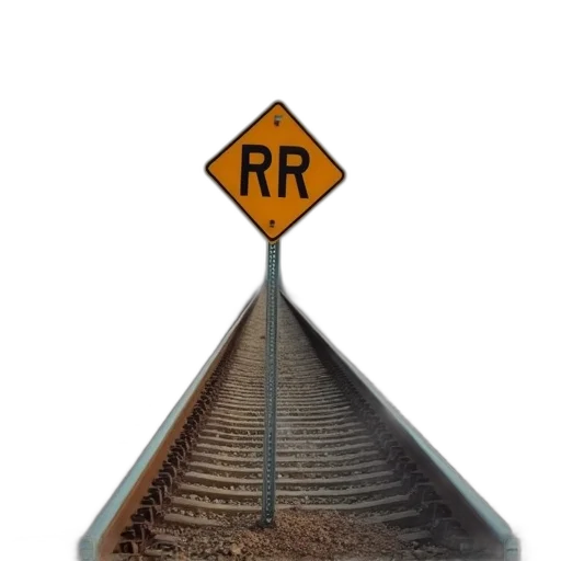 car, robot, hat, sword, 3d render, photorealistic, railroad, road transparent PNG cut-out