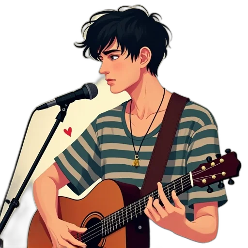 cartoon, pixel art, anime, photorealistic, earth tones, digital, illustration, young transparent PNG cut-out