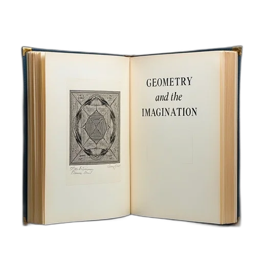 open, book, title, page, reads, geometry, imagination, large transparent PNG cut-out