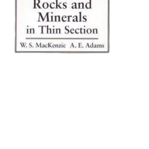 book, rocks, minerals, thin, section, mackenzie, adams, features transparent PNG cut-out