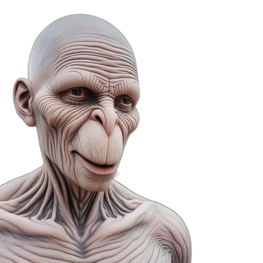 creature, face, mask, 3d render, concept art, photorealistic, fantasy art, imposing transparent PNG cut-out