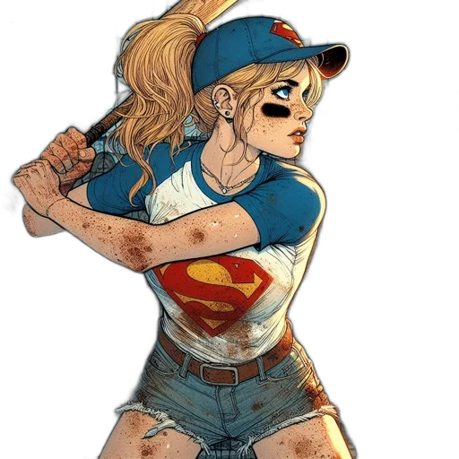 comic book art, cartoon, concept art, fantasy art, image, shows, young, blonde transparent PNG cut-out