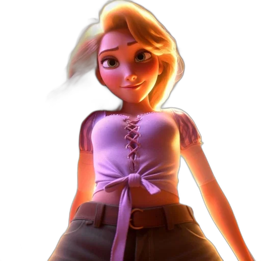 dress, staff, face, 3d render, concept art, cartoon, fantasy art, pastel transparent PNG cut-out
