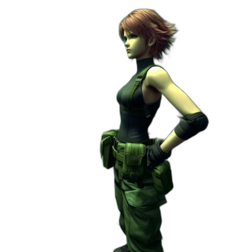 staff, dress, weapon, concept art, pixel art, 3d render, fantasy art, green transparent PNG cut-out
