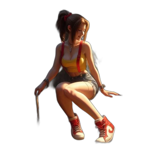staff, shoes, weapon, dress, 3d render, pixel art, concept art, fantasy art transparent PNG cut-out