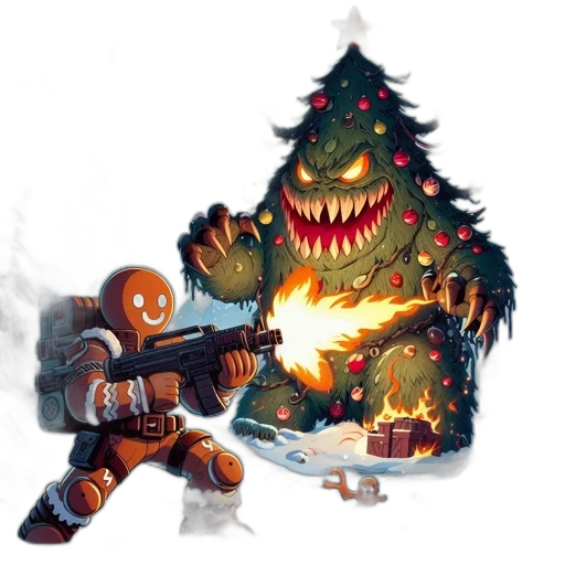 concept art, pixel art, fantasy art, comic book art, fire, outer space, snow, winter transparent PNG cut-out