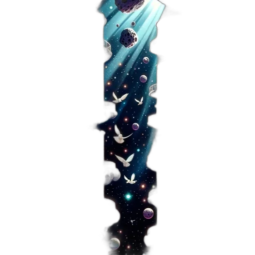 sword, bottle, weapon, staff, concept art, vaporwave, cyberpunk, pixel art transparent PNG cut-out