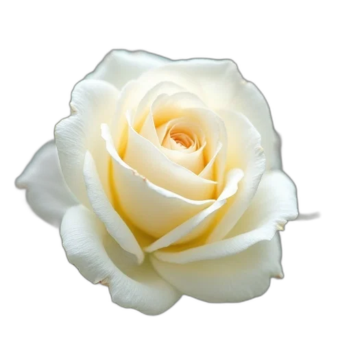 flower, jewelry, crown, staff, photorealistic, 3d render, monochrome, white transparent PNG cut-out
