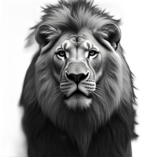 animal, crown, creature, face, photorealistic, pencil sketch, fantasy art, concept art transparent PNG cut-out