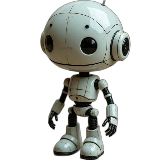 robot, 3d render, concept art, pixel art, cartoon, toy, arm, face transparent PNG cut-out