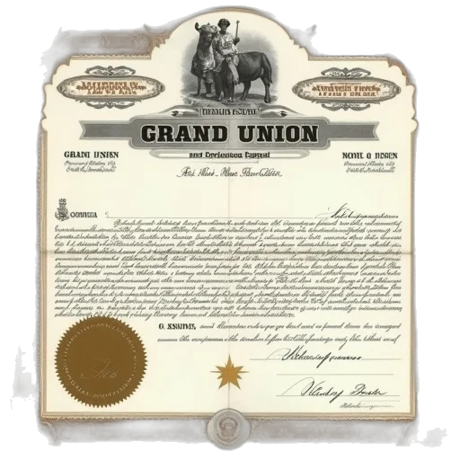 stock, certificate, has, issued transparent PNG cut-out