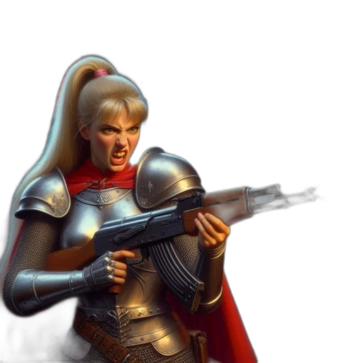 weapon, sword, staff, concept art, fantasy art, 3d render, comic book art, blonde transparent PNG cut-out