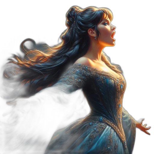 dress, dragon, crown, fantasy art, concept art, photorealistic, 3d render, fire transparent PNG cut-out